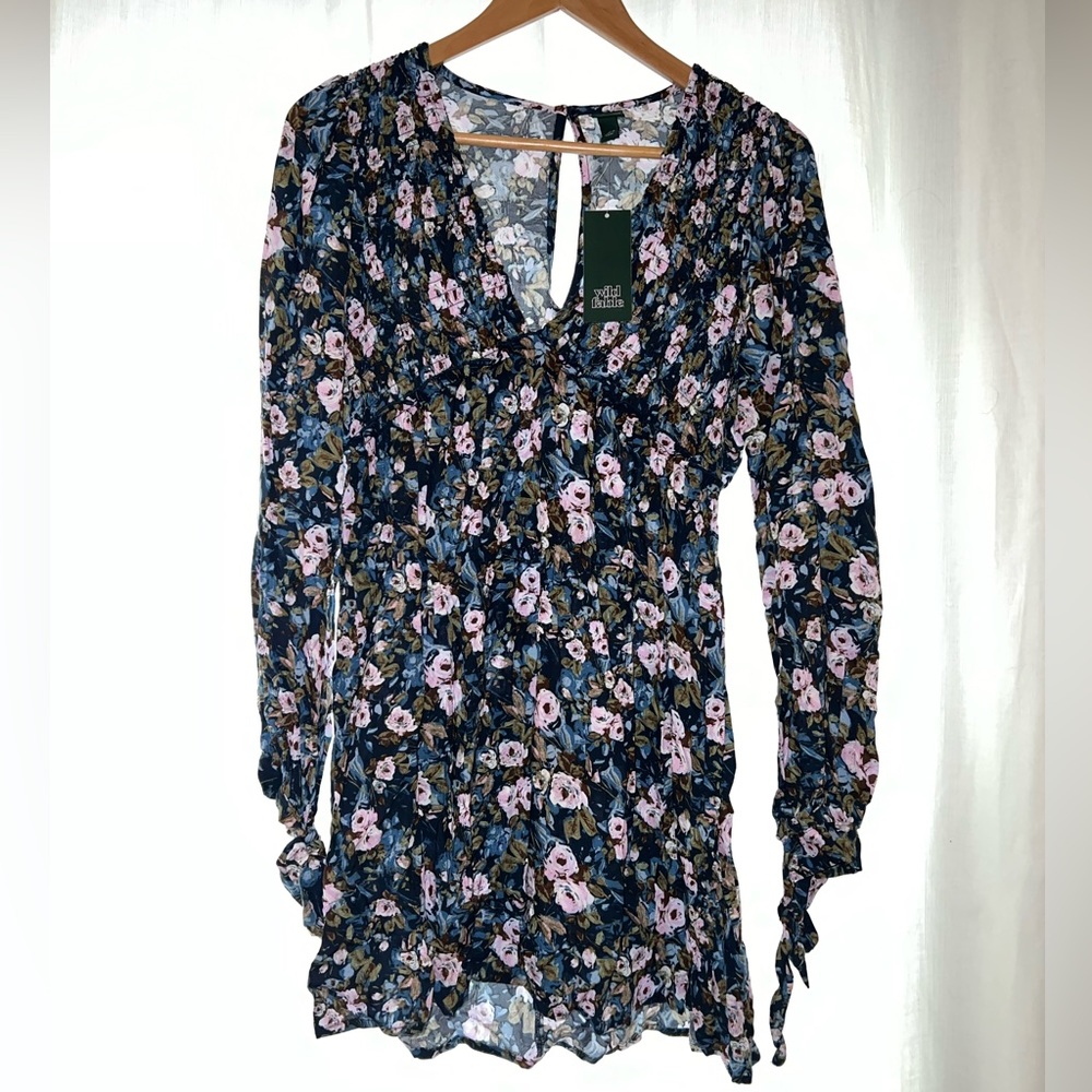 Floral long sleeve Wild Fable dress
